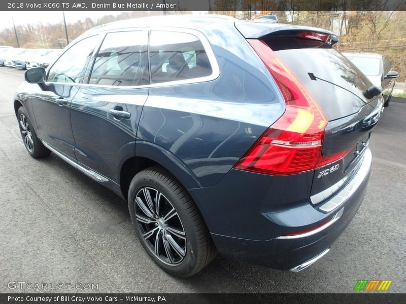 Denim Blue Metallic / Amber 2018 Volvo XC60 T5 AWD