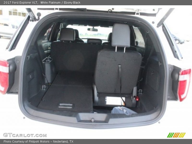White Platinum / Ebony Black 2017 Ford Explorer XLT
