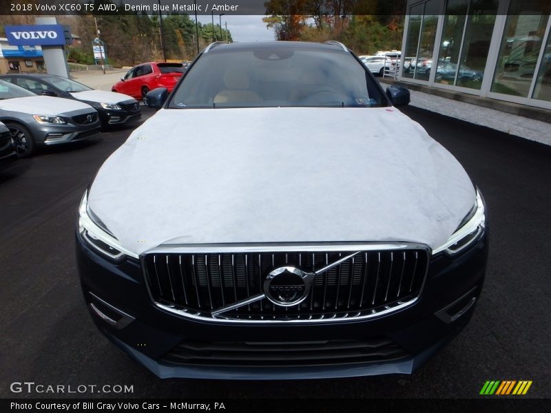 Denim Blue Metallic / Amber 2018 Volvo XC60 T5 AWD