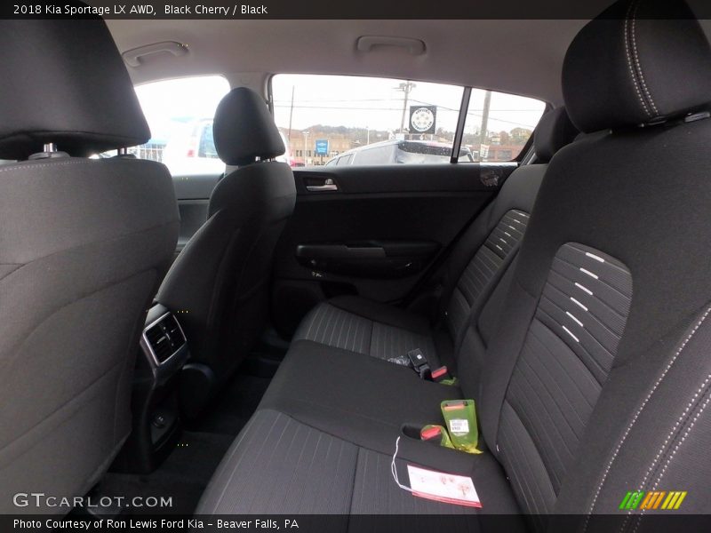 Rear Seat of 2018 Sportage LX AWD