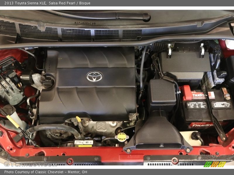 Salsa Red Pearl / Bisque 2013 Toyota Sienna XLE