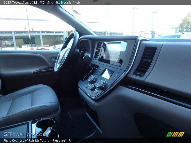 Silver Sky Metallic / Ash 2015 Toyota Sienna XLE AWD