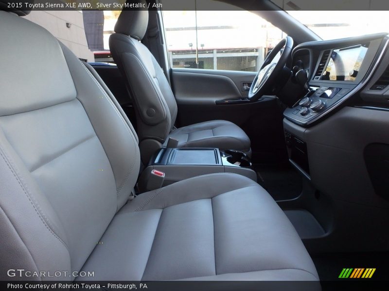Silver Sky Metallic / Ash 2015 Toyota Sienna XLE AWD