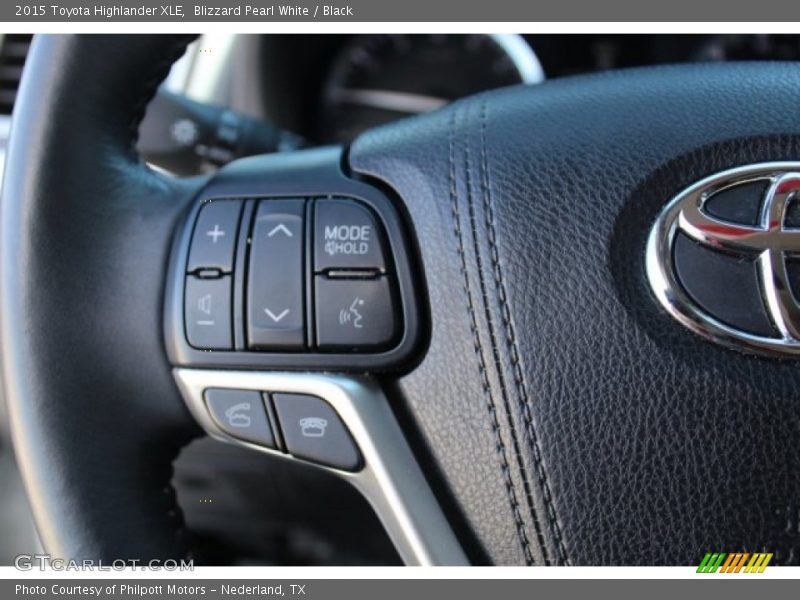 Blizzard Pearl White / Black 2015 Toyota Highlander XLE