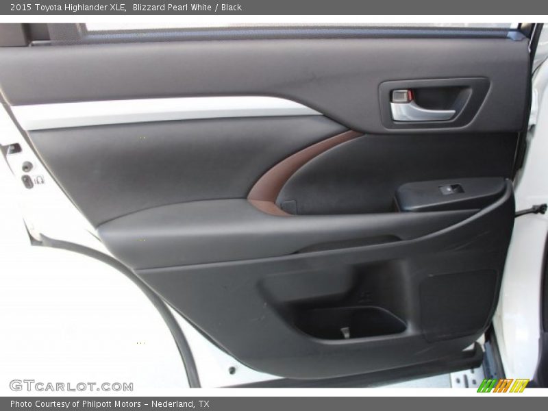 Blizzard Pearl White / Black 2015 Toyota Highlander XLE