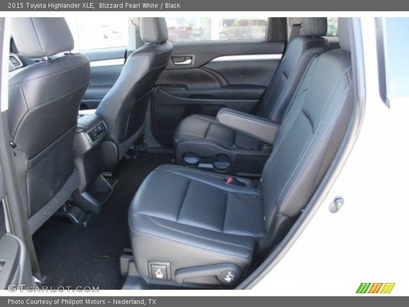 Blizzard Pearl White / Black 2015 Toyota Highlander XLE