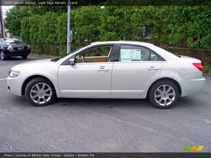 Light Sage Metallic / Sand 2006 Lincoln Zephyr