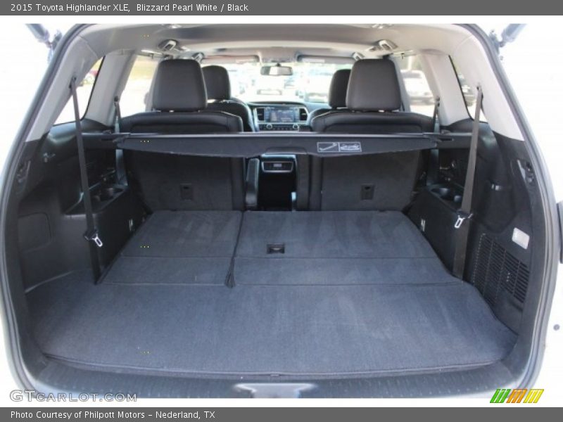 Blizzard Pearl White / Black 2015 Toyota Highlander XLE