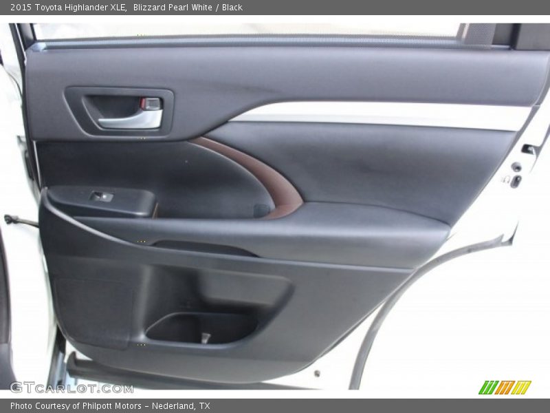 Blizzard Pearl White / Black 2015 Toyota Highlander XLE