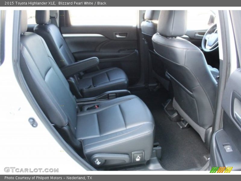 Blizzard Pearl White / Black 2015 Toyota Highlander XLE