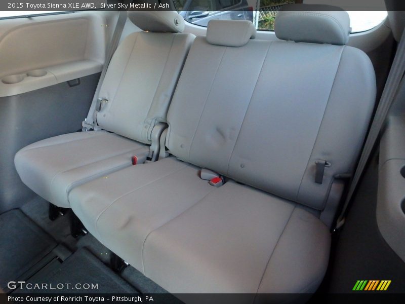 Silver Sky Metallic / Ash 2015 Toyota Sienna XLE AWD