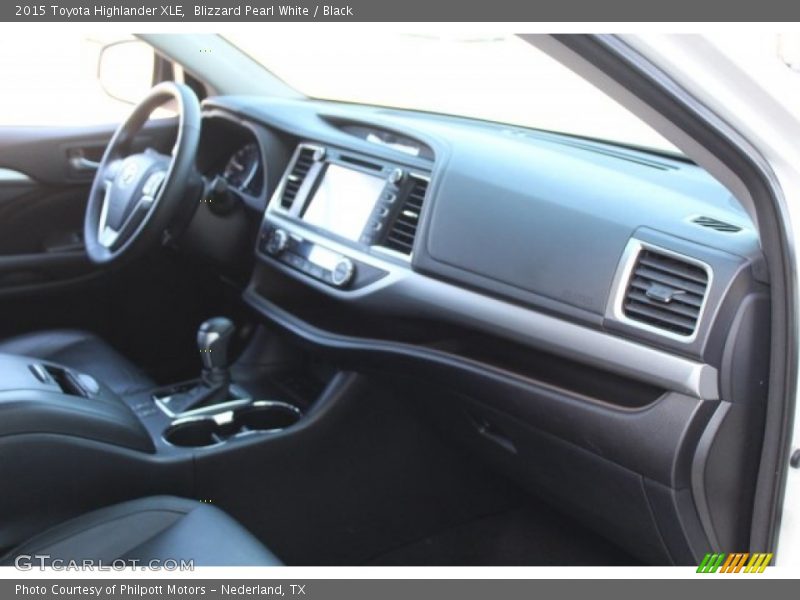 Blizzard Pearl White / Black 2015 Toyota Highlander XLE