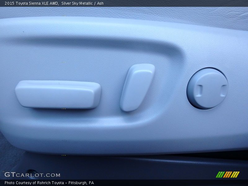 Silver Sky Metallic / Ash 2015 Toyota Sienna XLE AWD