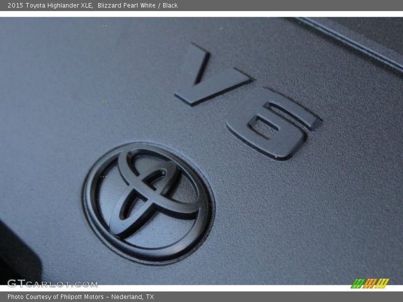 Blizzard Pearl White / Black 2015 Toyota Highlander XLE