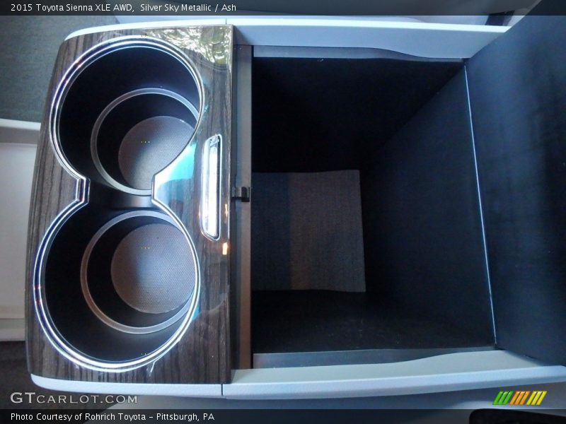 Silver Sky Metallic / Ash 2015 Toyota Sienna XLE AWD