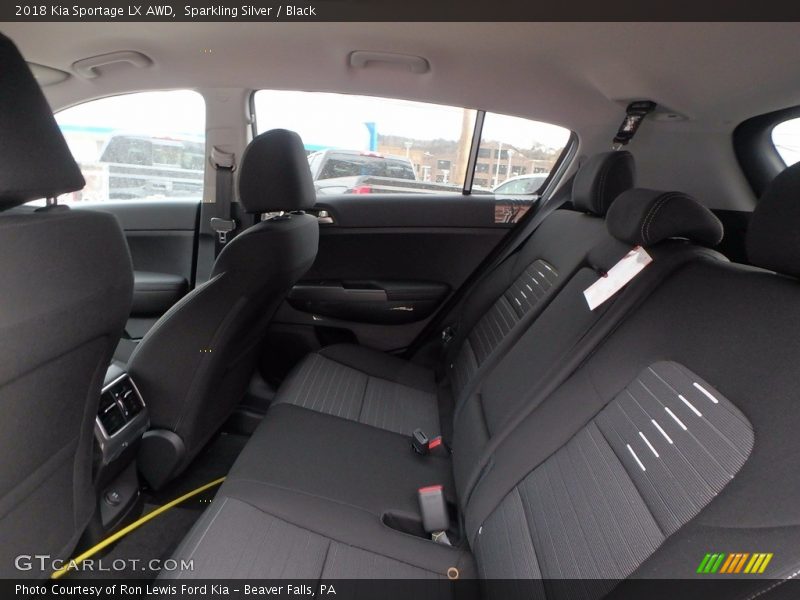 Sparkling Silver / Black 2018 Kia Sportage LX AWD
