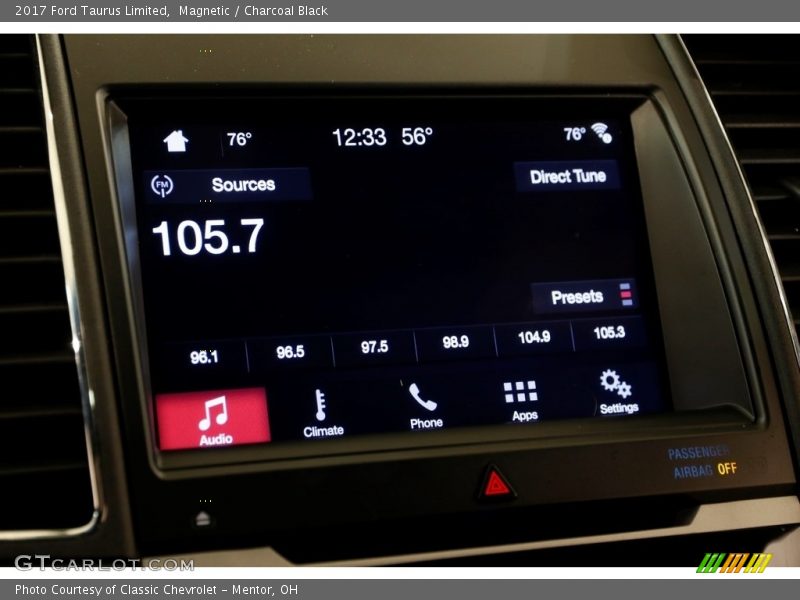 Magnetic / Charcoal Black 2017 Ford Taurus Limited