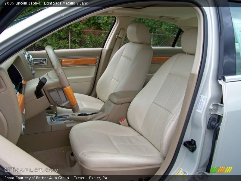 Light Sage Metallic / Sand 2006 Lincoln Zephyr