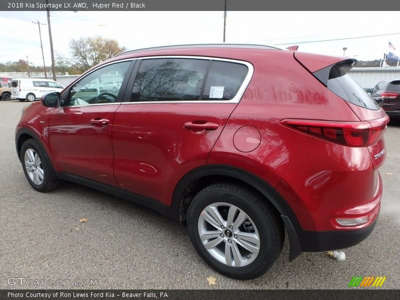 Hyper Red / Black 2018 Kia Sportage LX AWD