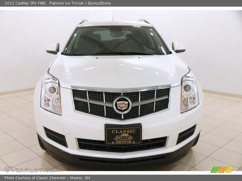 Platinum Ice Tricoat / Ebony/Ebony 2012 Cadillac SRX FWD