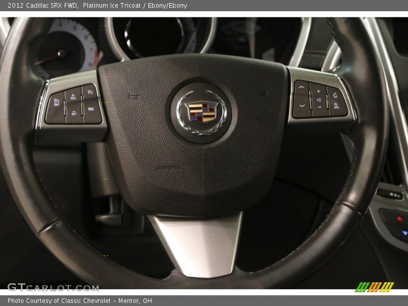 Platinum Ice Tricoat / Ebony/Ebony 2012 Cadillac SRX FWD