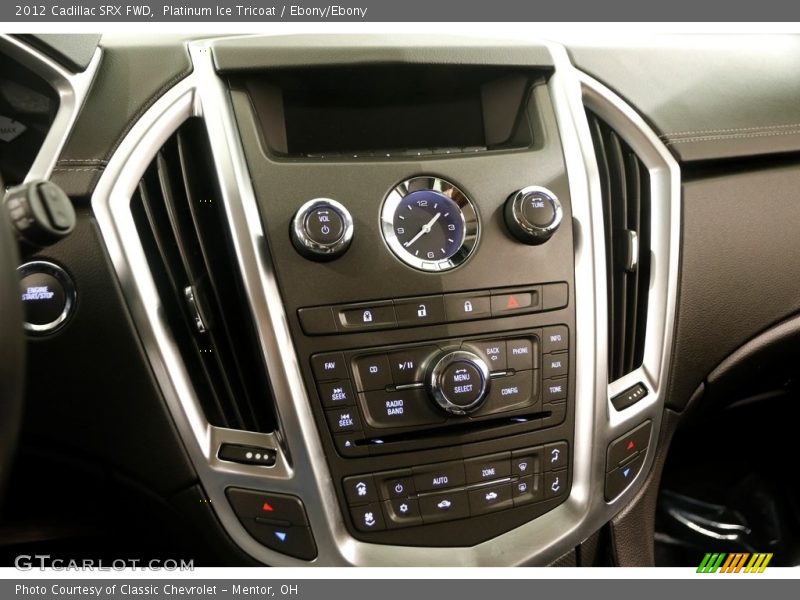 Platinum Ice Tricoat / Ebony/Ebony 2012 Cadillac SRX FWD