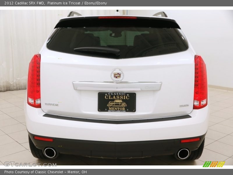 Platinum Ice Tricoat / Ebony/Ebony 2012 Cadillac SRX FWD