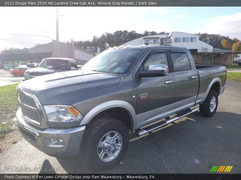 Mineral Gray Metallic / Dark Slate 2012 Dodge Ram 2500 HD Laramie Crew Cab 4x4
