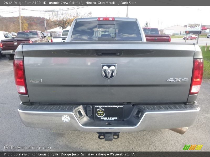 Mineral Gray Metallic / Dark Slate 2012 Dodge Ram 2500 HD Laramie Crew Cab 4x4