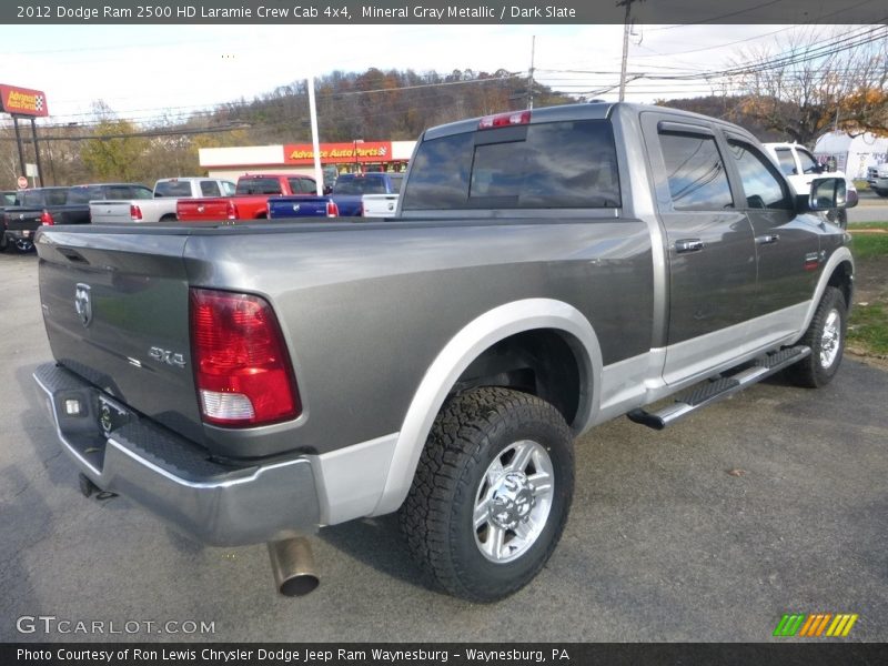Mineral Gray Metallic / Dark Slate 2012 Dodge Ram 2500 HD Laramie Crew Cab 4x4