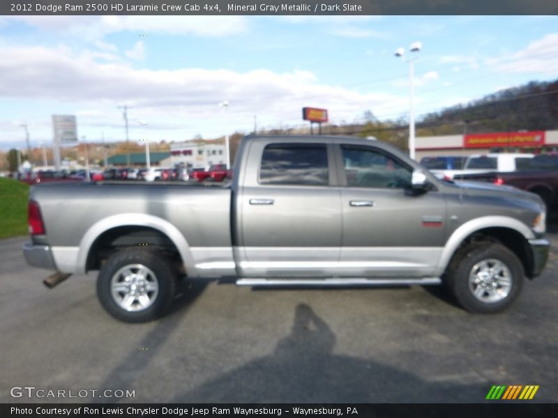 Mineral Gray Metallic / Dark Slate 2012 Dodge Ram 2500 HD Laramie Crew Cab 4x4