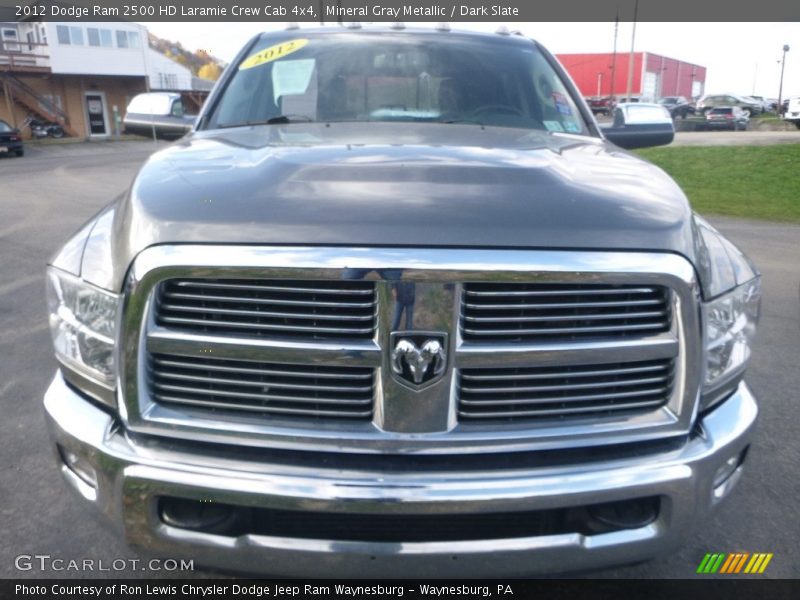 Mineral Gray Metallic / Dark Slate 2012 Dodge Ram 2500 HD Laramie Crew Cab 4x4