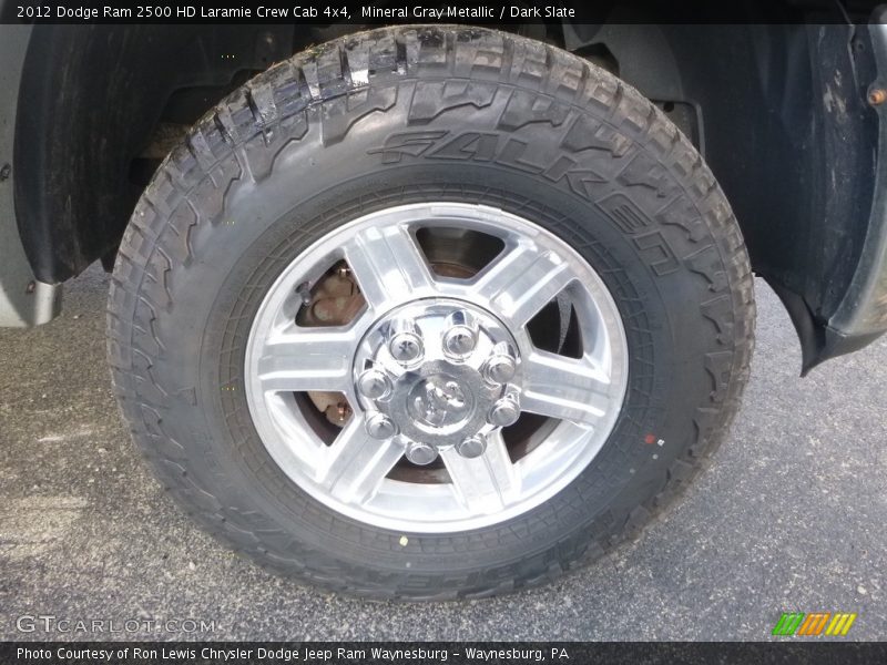 Mineral Gray Metallic / Dark Slate 2012 Dodge Ram 2500 HD Laramie Crew Cab 4x4