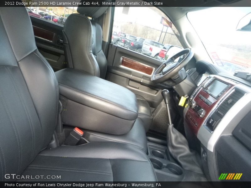 Mineral Gray Metallic / Dark Slate 2012 Dodge Ram 2500 HD Laramie Crew Cab 4x4