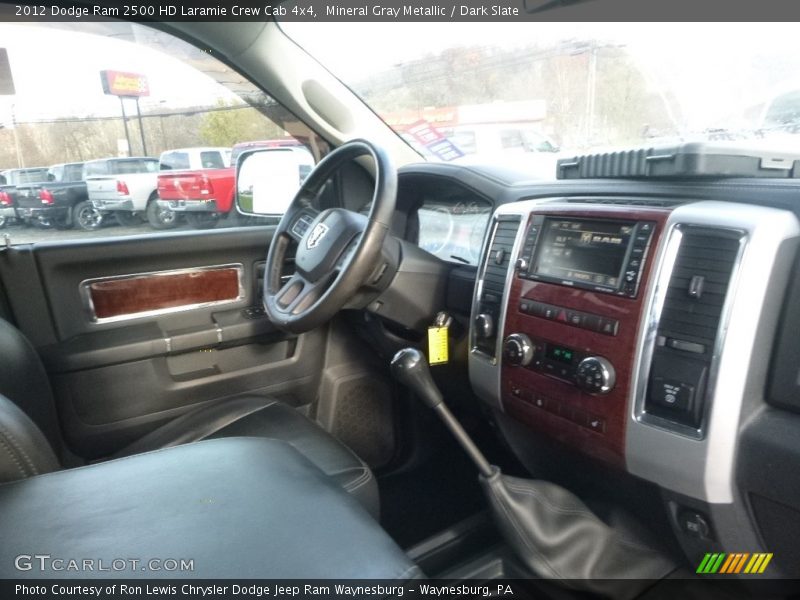 Mineral Gray Metallic / Dark Slate 2012 Dodge Ram 2500 HD Laramie Crew Cab 4x4