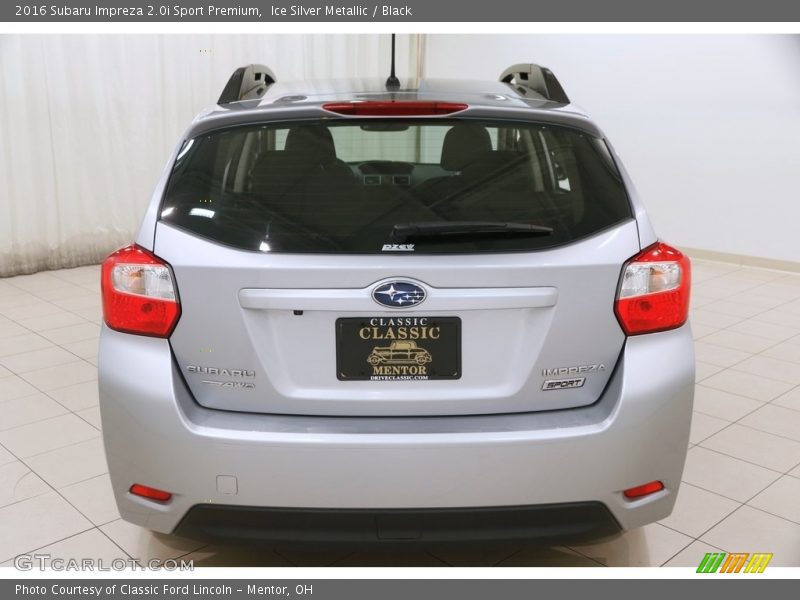 Ice Silver Metallic / Black 2016 Subaru Impreza 2.0i Sport Premium