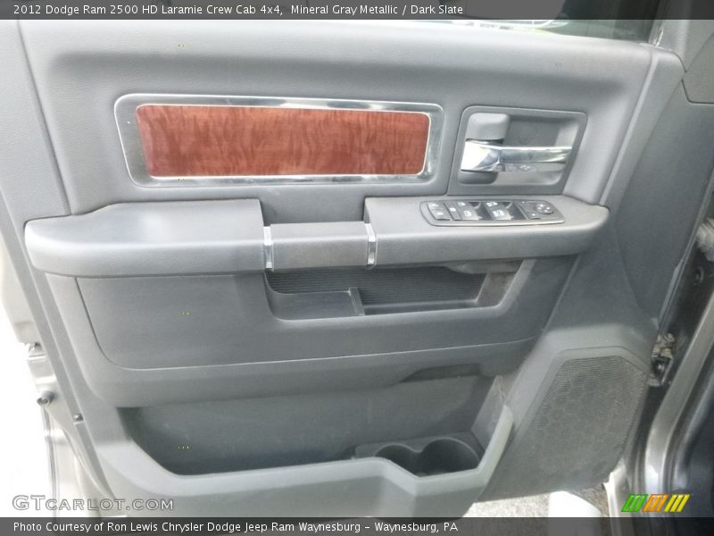 Mineral Gray Metallic / Dark Slate 2012 Dodge Ram 2500 HD Laramie Crew Cab 4x4