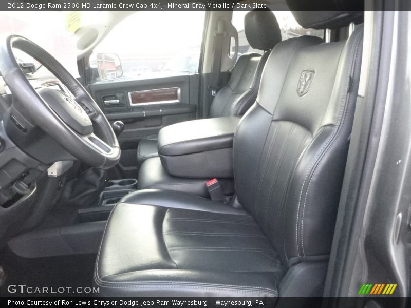 Mineral Gray Metallic / Dark Slate 2012 Dodge Ram 2500 HD Laramie Crew Cab 4x4