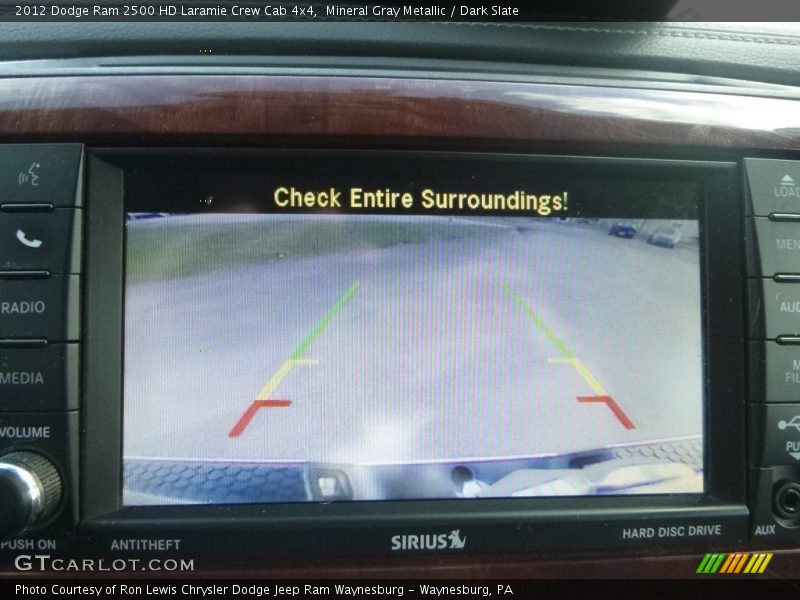 Mineral Gray Metallic / Dark Slate 2012 Dodge Ram 2500 HD Laramie Crew Cab 4x4