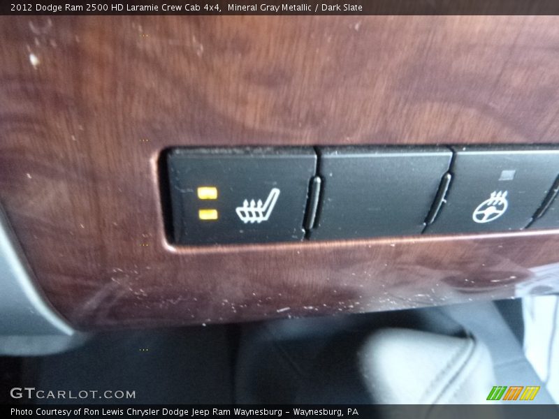 Mineral Gray Metallic / Dark Slate 2012 Dodge Ram 2500 HD Laramie Crew Cab 4x4