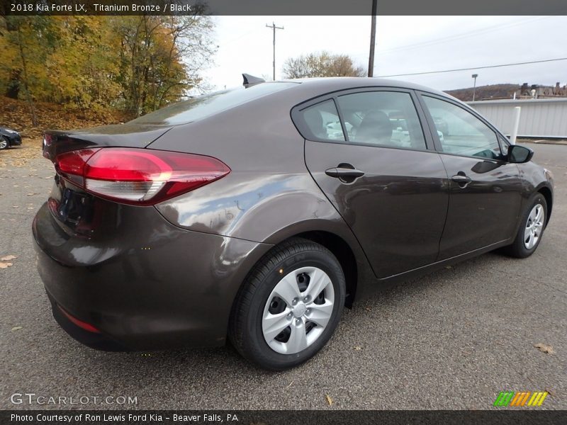 Titanium Bronze / Black 2018 Kia Forte LX