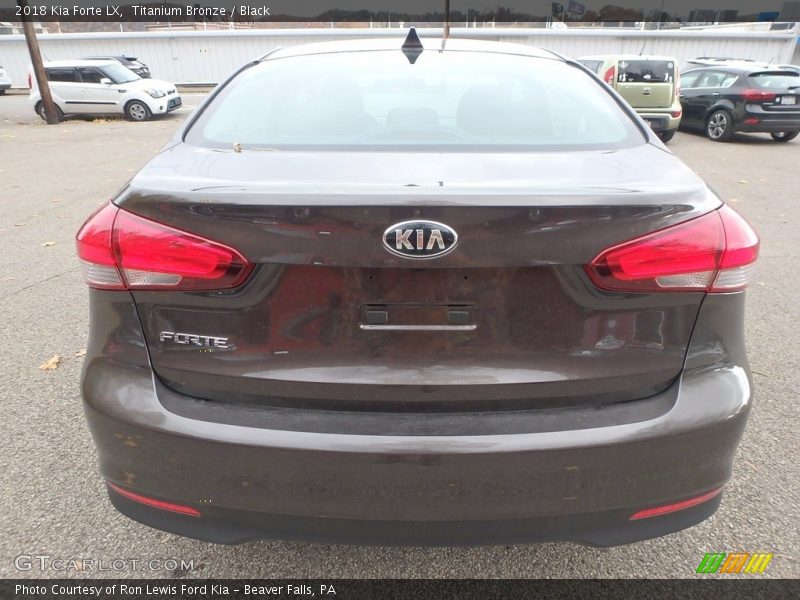 Titanium Bronze / Black 2018 Kia Forte LX