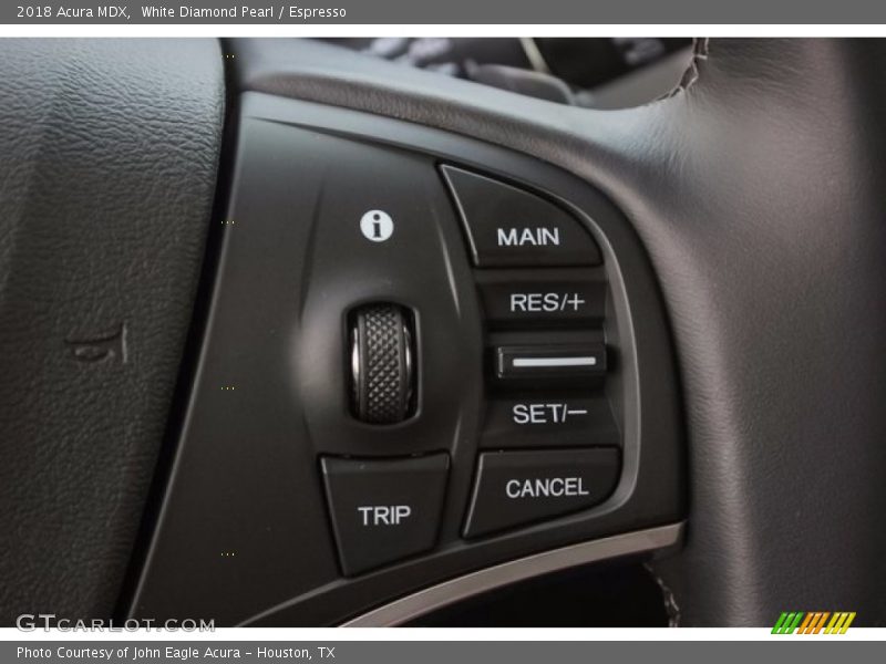 Controls of 2018 MDX 