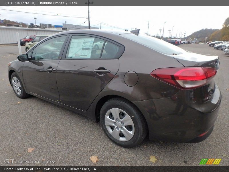 Titanium Bronze / Black 2018 Kia Forte LX