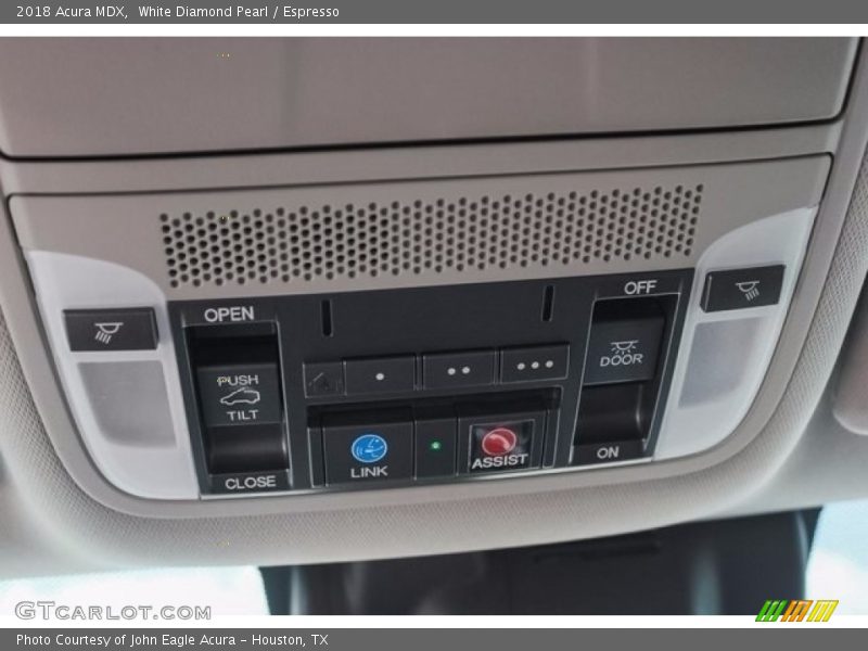White Diamond Pearl / Espresso 2018 Acura MDX