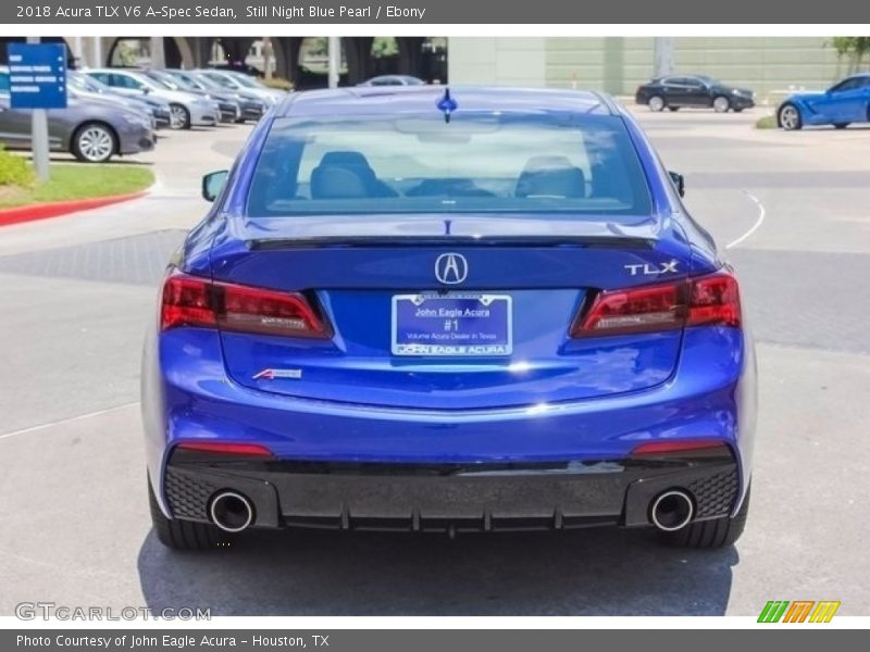 Still Night Blue Pearl / Ebony 2018 Acura TLX V6 A-Spec Sedan