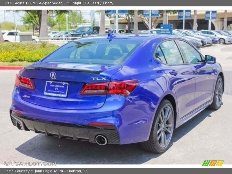 Still Night Blue Pearl / Ebony 2018 Acura TLX V6 A-Spec Sedan