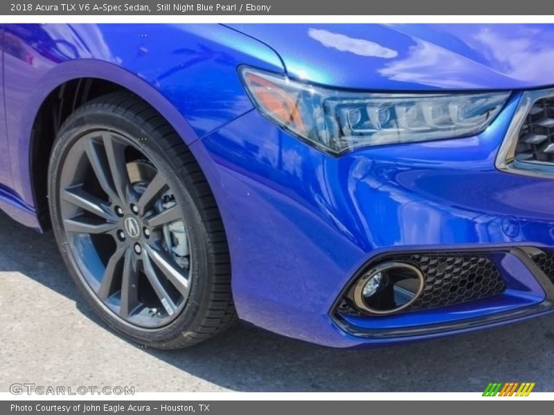 Still Night Blue Pearl / Ebony 2018 Acura TLX V6 A-Spec Sedan