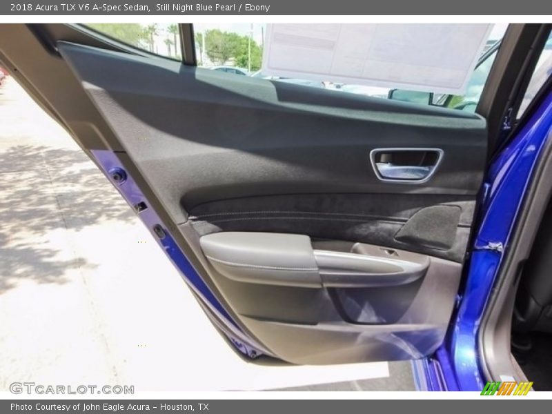 Still Night Blue Pearl / Ebony 2018 Acura TLX V6 A-Spec Sedan