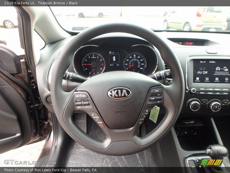 Titanium Bronze / Black 2018 Kia Forte LX